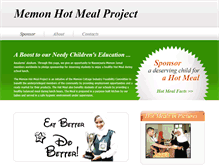 Tablet Screenshot of hotmeals.memonvilla.com